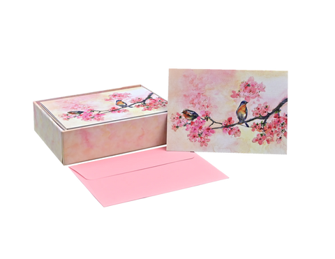 Cherry Blossom in Spring Note Cards