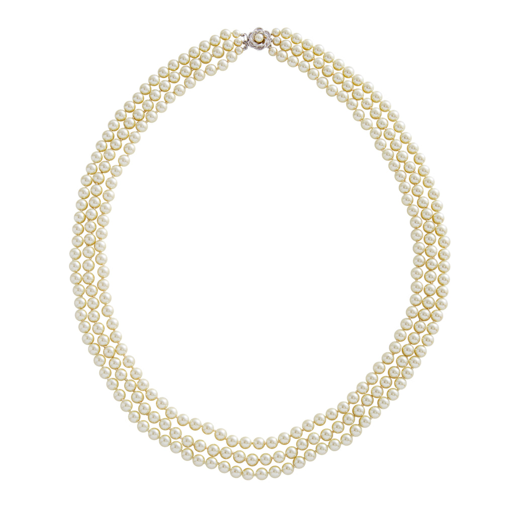 Jacqueline Kennedy Collection 30 Triple Pearl Necklace –  shop.kennedy-center