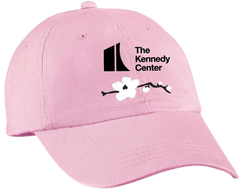 Kennedy Center Embroidered Cherry Blossom Baseball Cap