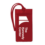 The Kennedy Center Logo Luggage Tag - Red