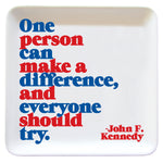 John F. Kennedy Quote Dish